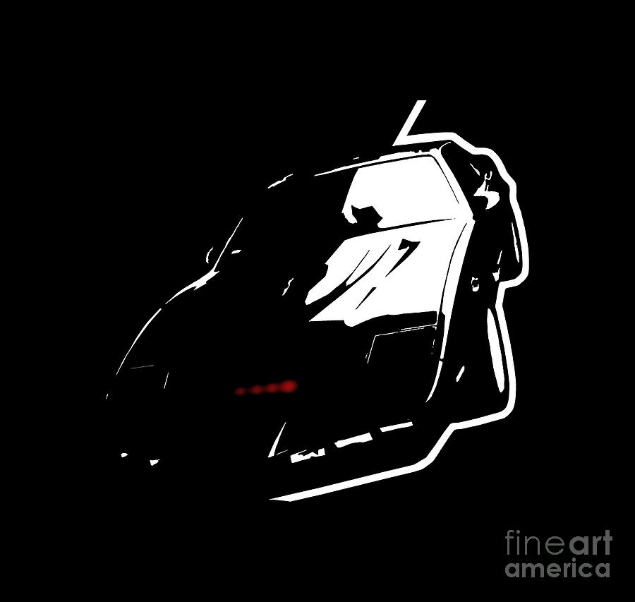 Movie Digital Art - Knight Rider #3 by David Michael Hasselhoff