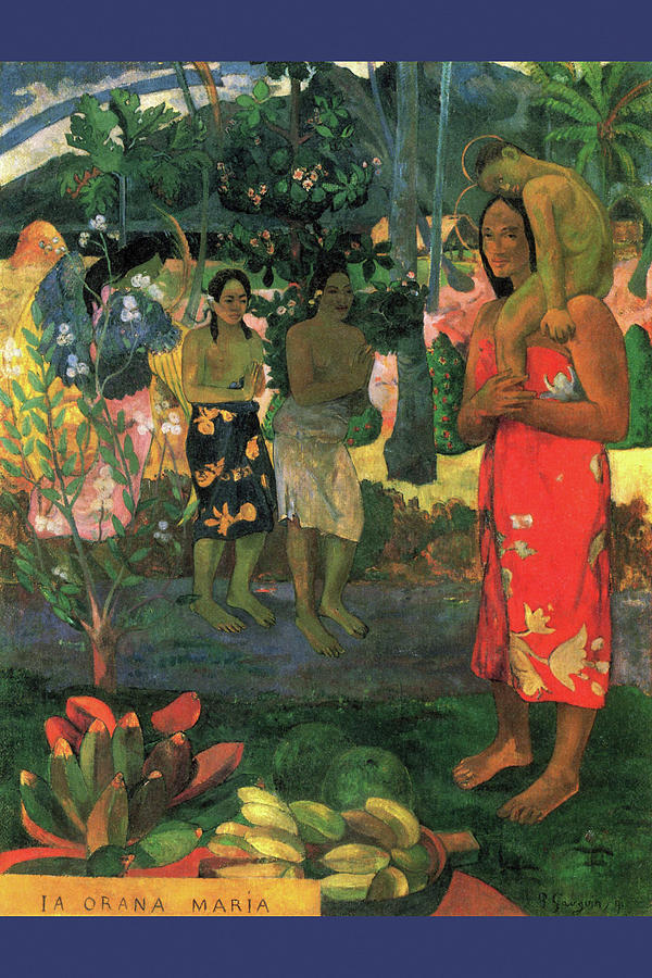 La Orana Maria Painting by Paul Gauguin - Fine Art America