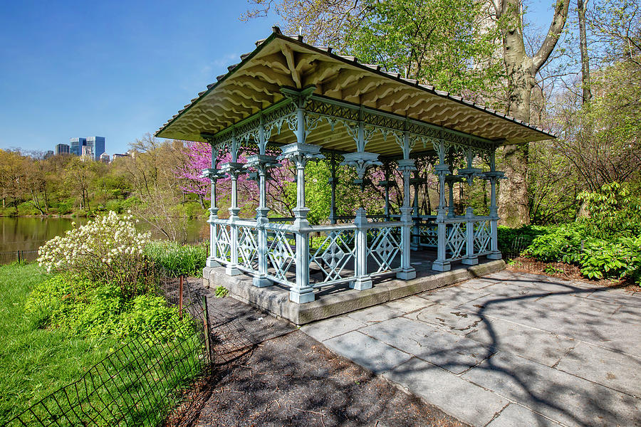 Ladies' Pavilion, Central Park Nyc Digital Art by Claudia Uripos - Pixels