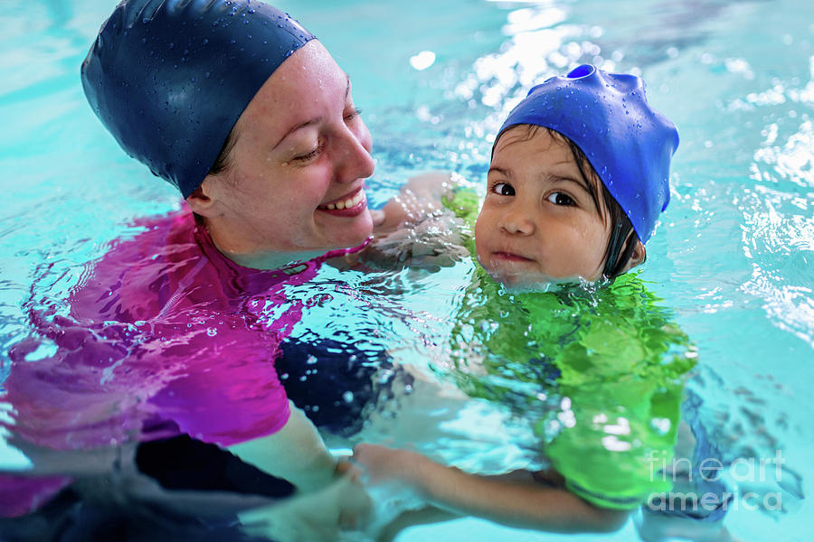 Little Boy Learning To Swim #3 Photograph by Science Photo Library Little Boy Learning To Swim #3 Photograph by Science Photo Library