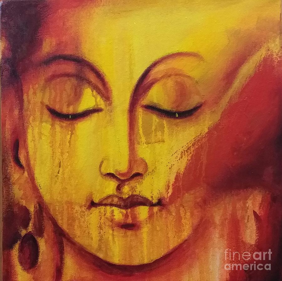 Lord Buddha Painting by Prince Chand - Fine Art America