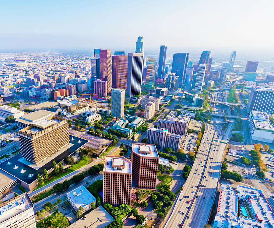 Los Angeles California Downtown Skyline #3 Photograph by Dszc