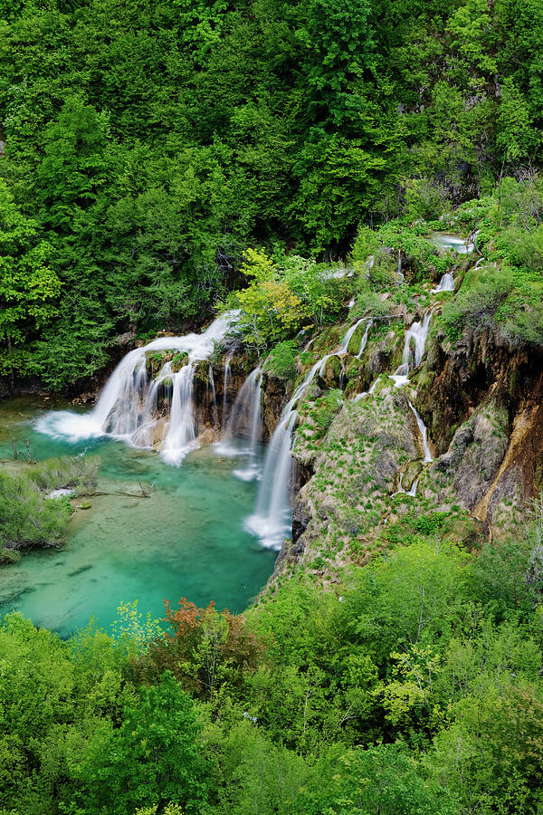 Lower Lake Plitvice Lakes National Park by Jeremy Woodhouse