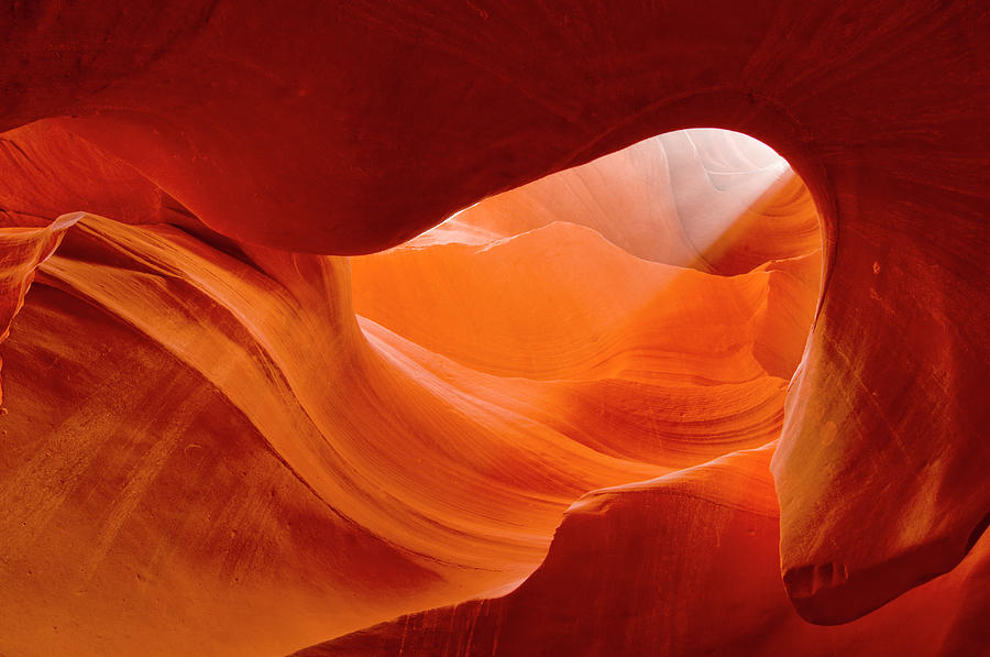 Lower Slot Canyon Outside Page Az #3 Photograph by Russell Burden