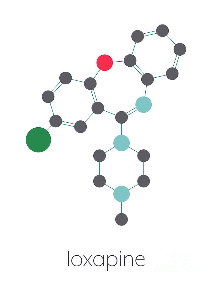 Loxapine Antipsychotic Drug #3 By Molekuul/science Photo Library