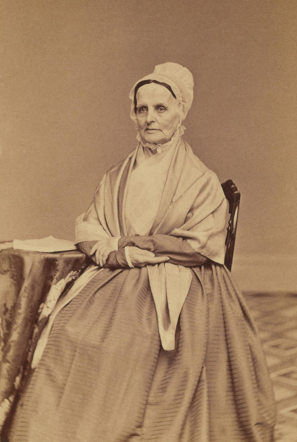 Lucretia Mott American Abolitionist Photograph by Science Source