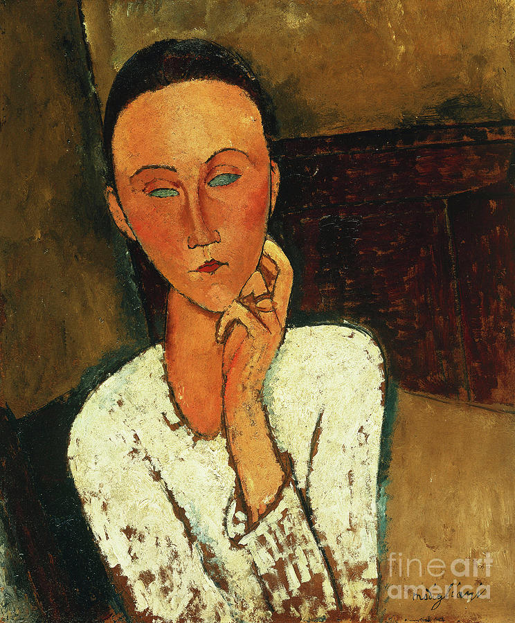 Lunia Czechowska Painting by Amedeo Modigliani