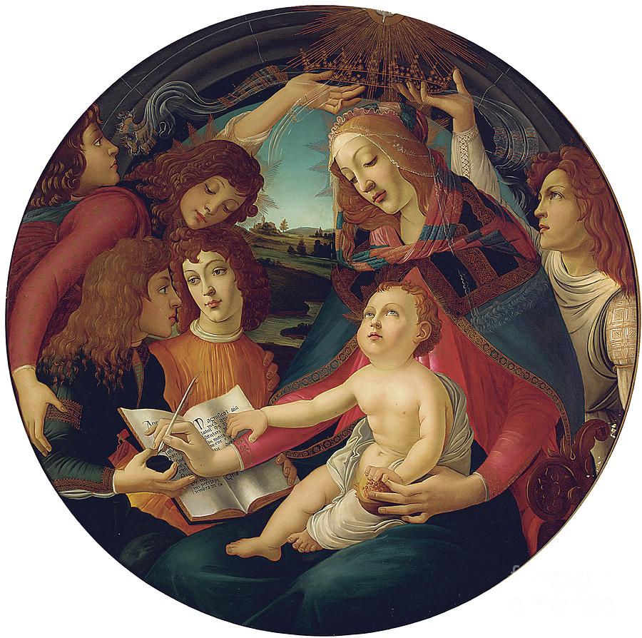 Madonna Of The Magnificat Painting by Sandro Botticelli