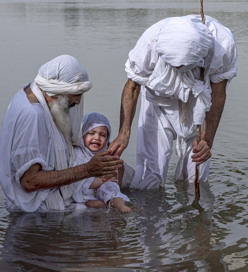 Mandaeans Baptism Ritual Photograph By Shahla Khodadadi Fine Art America