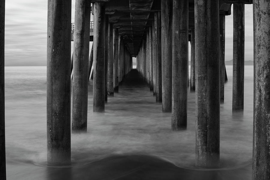 Manhattan Beach Pier From Below #3 Photograph by Panoramic Images