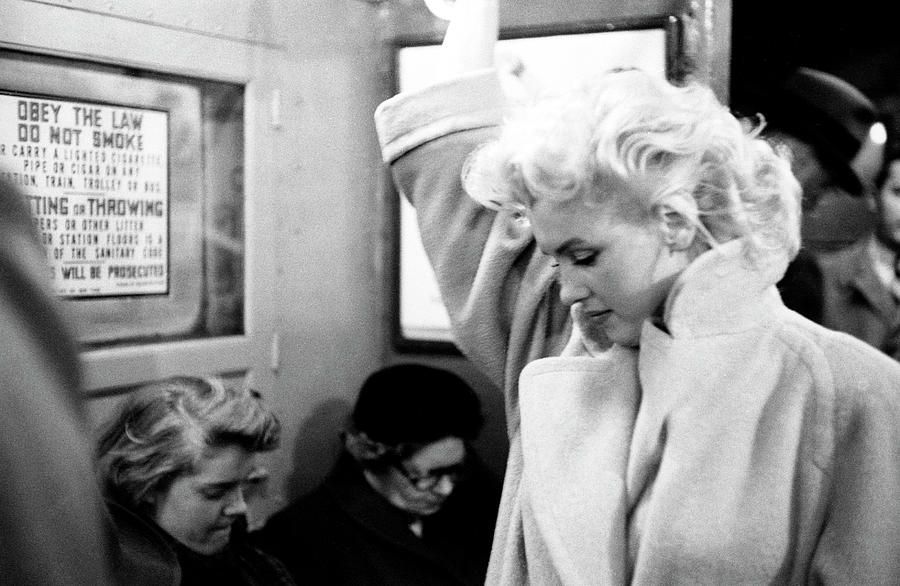 Marilyn In Grand Central Station #3 Photograph by Michael Ochs Archives