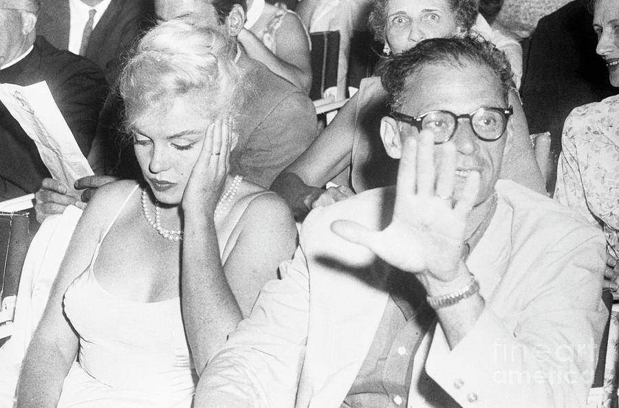 Marilyn Monroe And Arthur Miller #3 Photograph by Bettmann