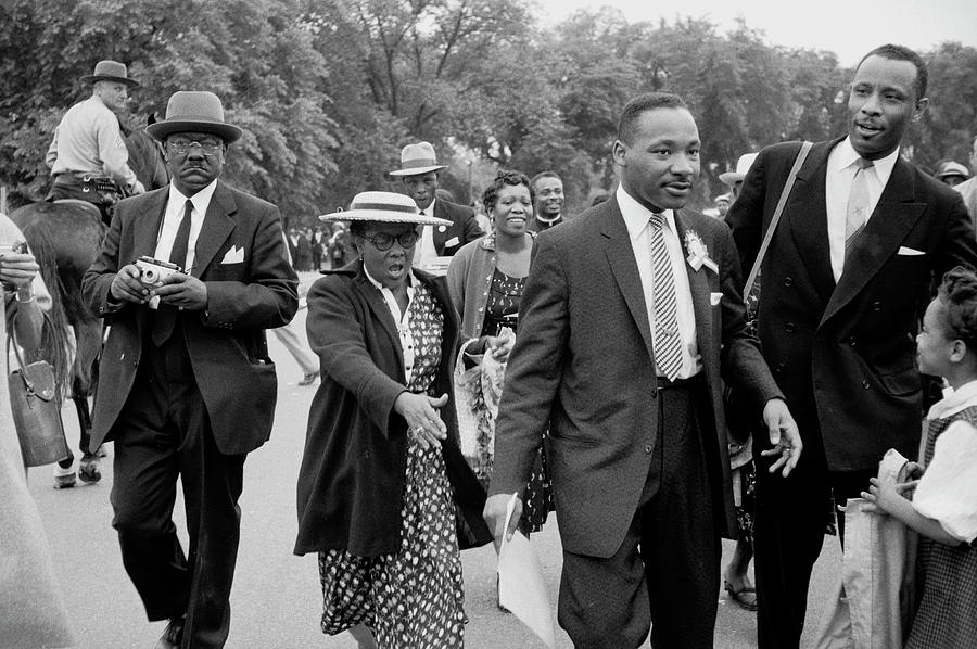 Black And White Photograph - Martin Luther King Jr. #3 by Paul Schutzer