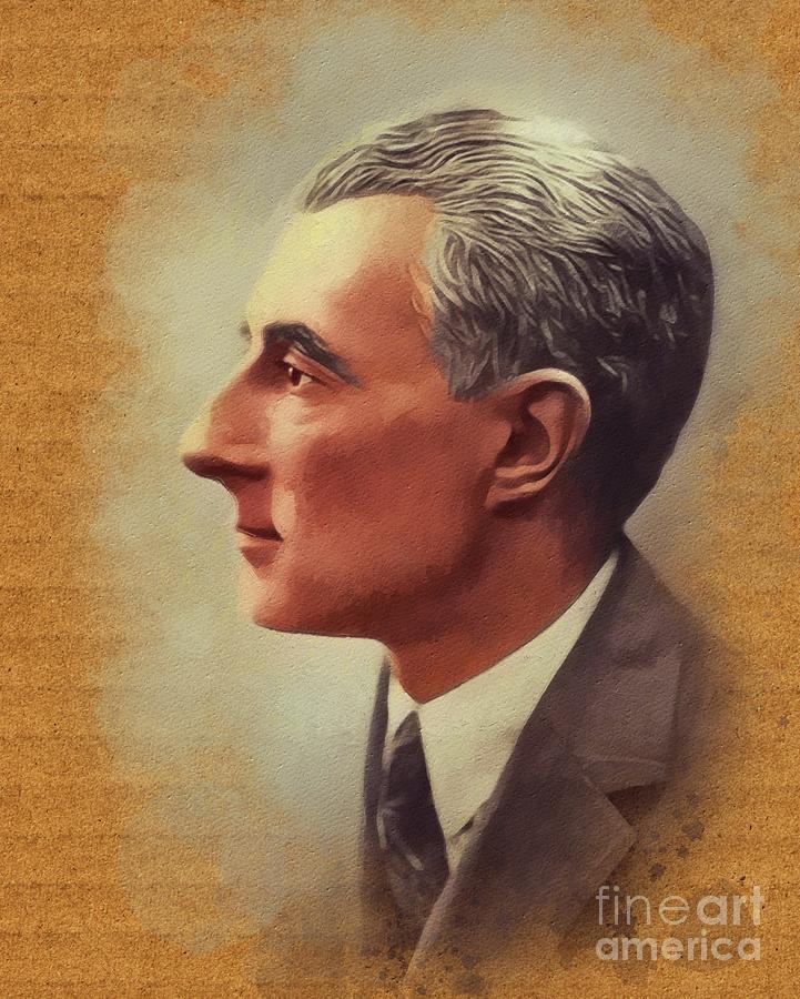 Maurice Ravel, Famous Composer #3 Painting by Esoterica Art Agency