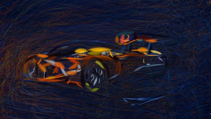 McLaren 720S GT3 Drawing #4 Digital Art by CarsToon Concept