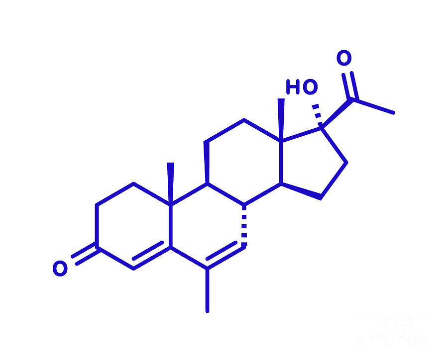 Megestrol Appetite Stimulant Drug Molecule #3 Photograph by Molekuul/science Photo Library