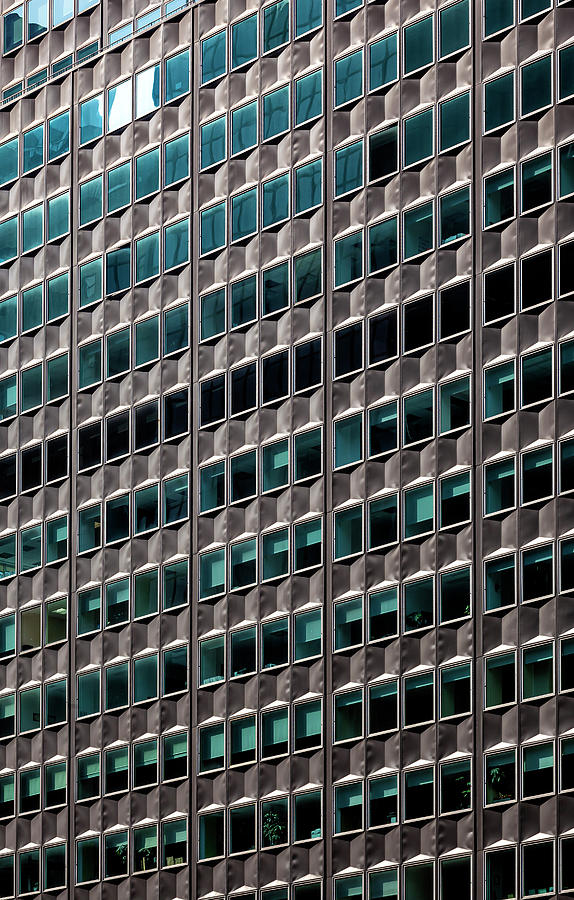 Metal and Glass Office Building NYC #3 Photograph by Robert Ullmann