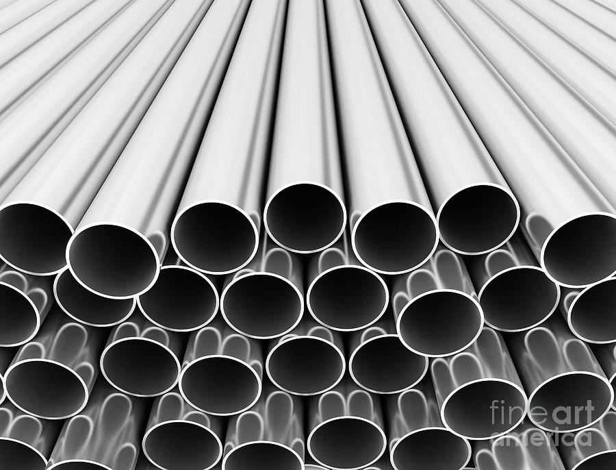 Metal Pipes #3 Photograph by Jesper Klausen/science Photo Library
