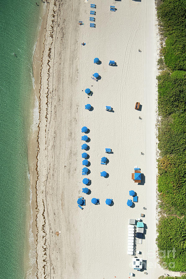 Miami Beach Aerial #1 Photograph by David Oppenheimer