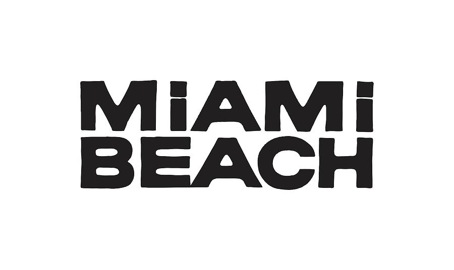 Black And White Drawing - Miami Beach #3 by CSA Images