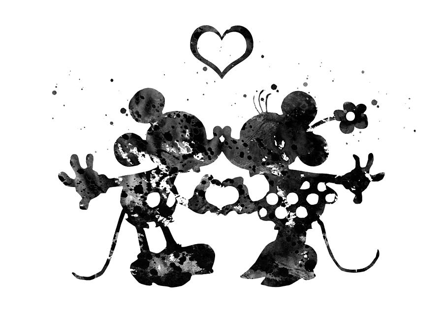 Mickey And Minnie Mouse In Love