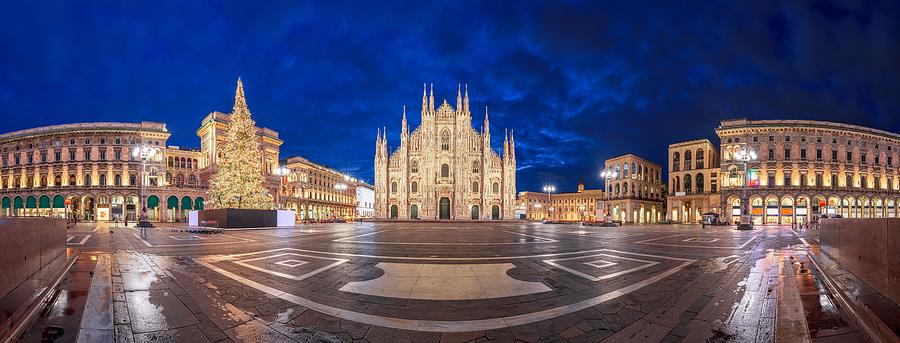 Architecture Photograph - Milan, Italy At The Milan Duomo #3 by Sean Pavone