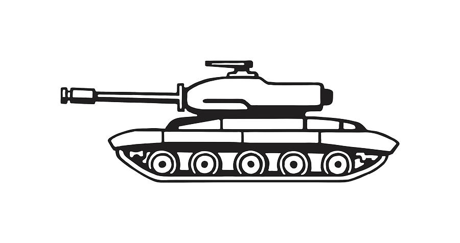 Military Tank #3 Drawing by CSA Images - Pixels