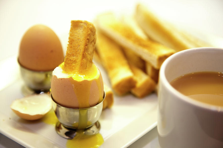 3 Minute Eggs And Tea Photograph by All Images Licensed By Craig Allen