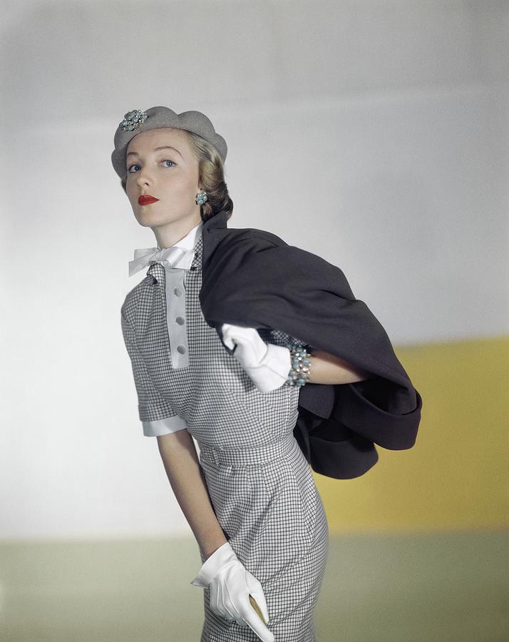 Model In A Vogue Patterns Ensemble #3 Photograph by Horst P. Horst