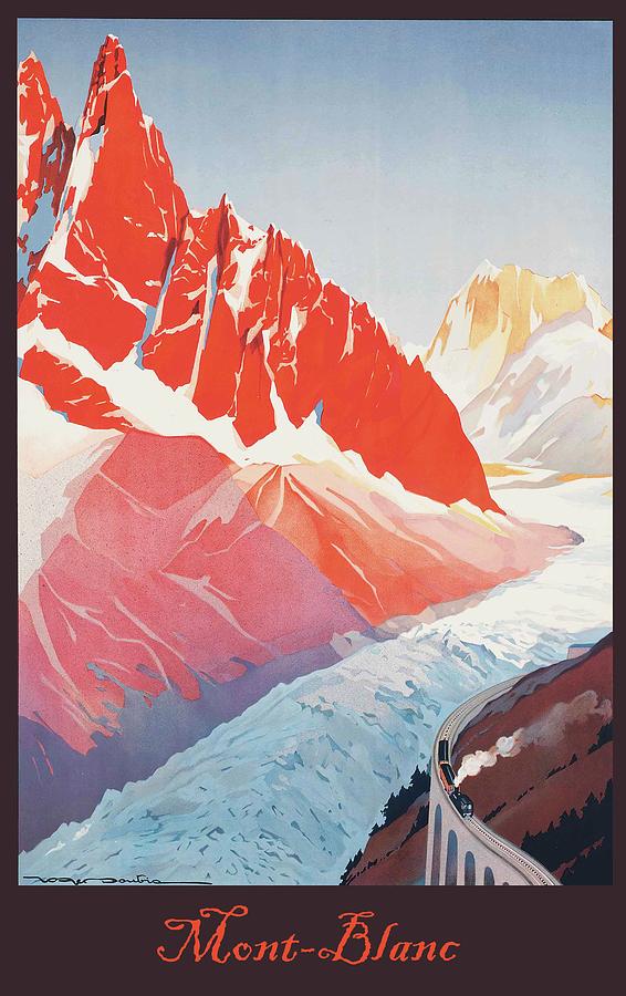 Mont Blanc #3 Digital Art by Long Shot