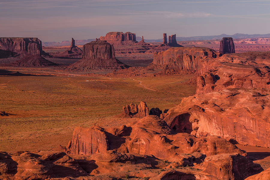 Monument Valley Viewed From Hunts Mesa Photograph By Adam Jones | Fine ...