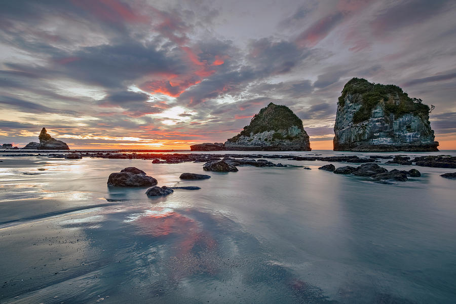 Motukiekie Beach - New Zealand Photograph by Joana Kruse