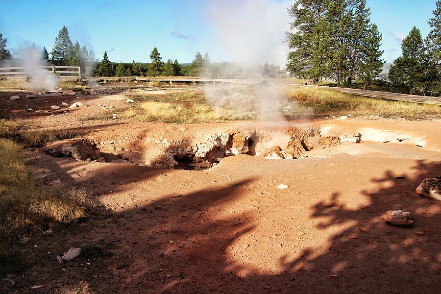 Mud Pots at Yellowstone  #3 Photograph by Susan Jensen