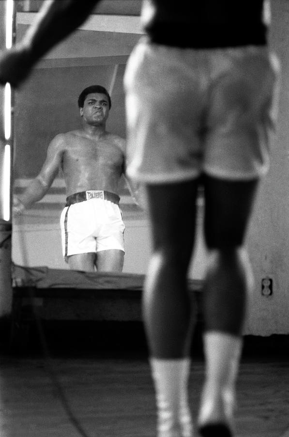 Black And White Photograph - Muhammad Ali #3 by John Shearer