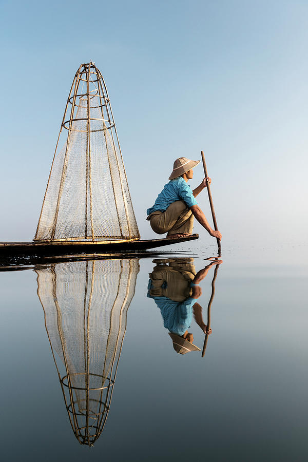 Myanmar, Inle Lake, Traditional #3 Photograph by Martin Puddy