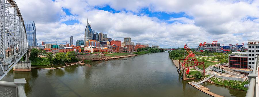 Architecture Photograph - Nashville, Tennessee, Usa Downtown City #3 by Sean Pavone