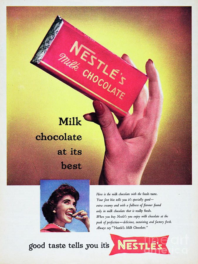 Nestle Milk Chocolate #3 Photograph by Picture Post
