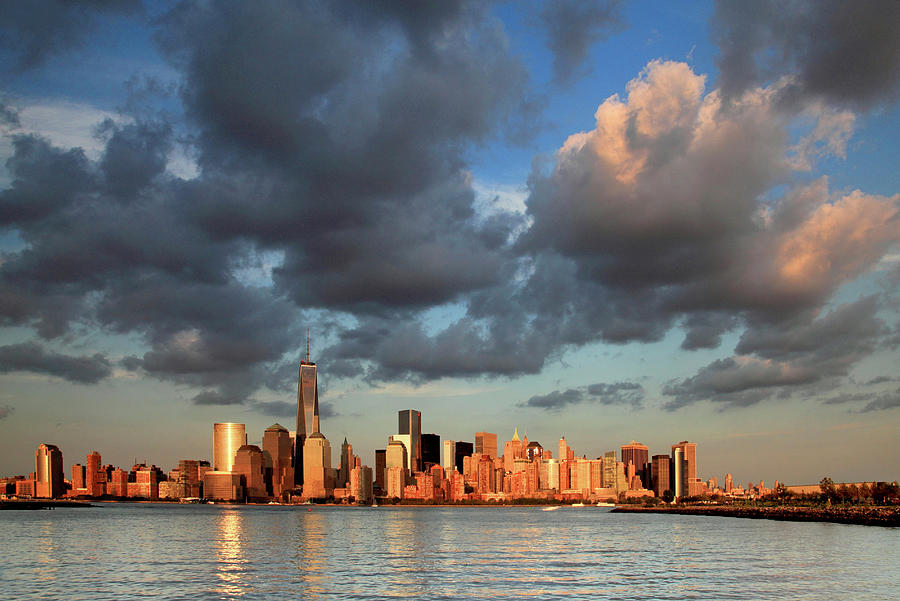 New Jersey, Manhattan Skyline #3 Digital Art by Davide Erbetta
