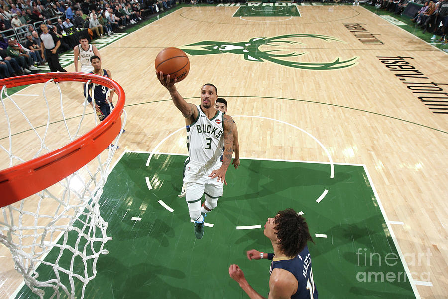 New Orleans Pelicans V Milwaukee Bucks #3 Photograph by Gary Dineen