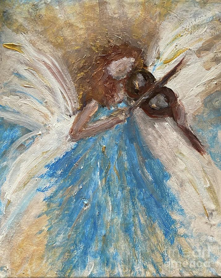 Angelic Vibrations Painting by Kathy Bee