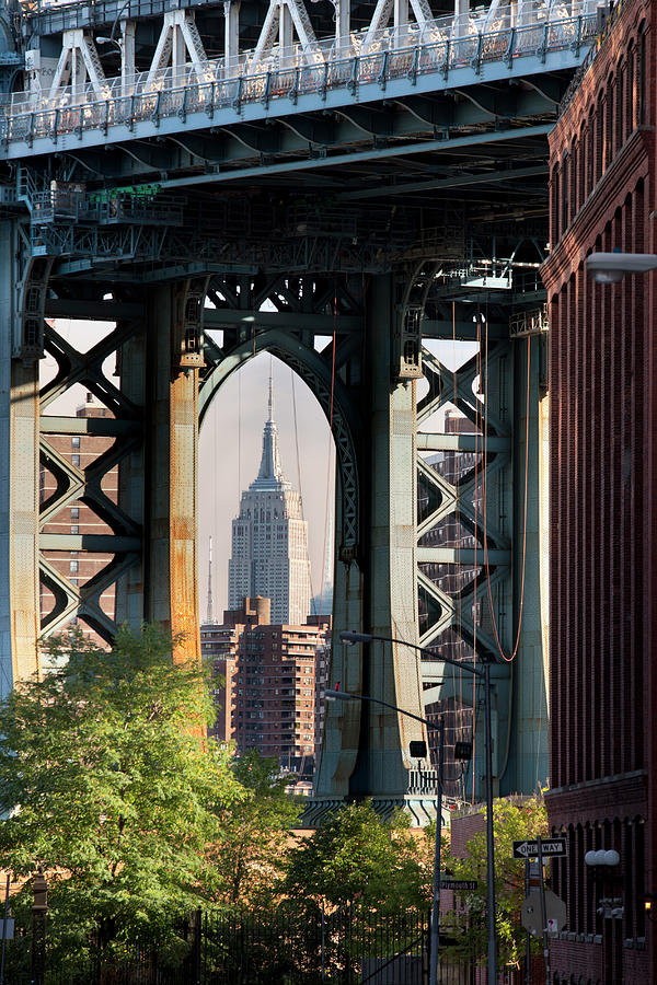 New York City, Manhattan Bridge #3 Digital Art by Massimo Ripani