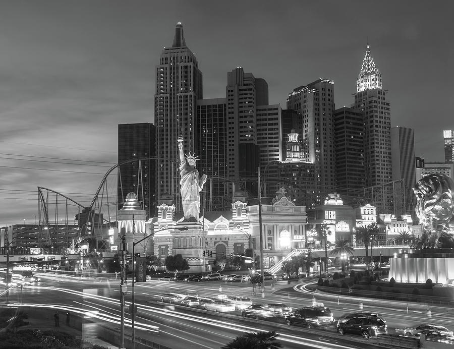New York City Skyline In Las Vegas Nevada #3 Photograph by Alex Grichenko