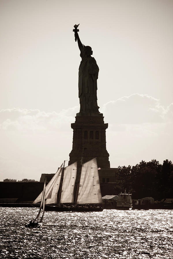 New York City, Statue Of Liberty #3 Digital Art by Massimo Ripani