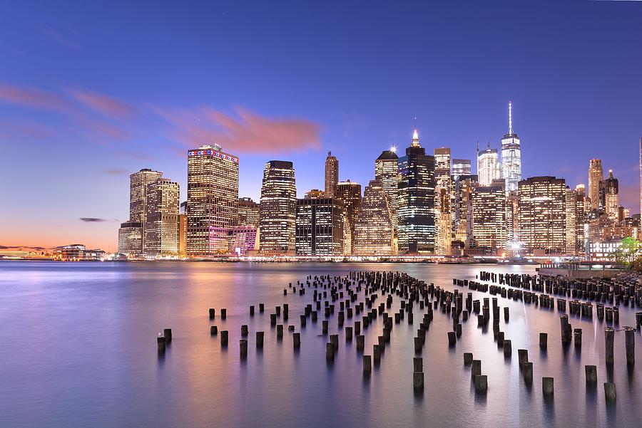 New York City Photograph - New York City, Usa City Skyline #3 by Sean Pavone