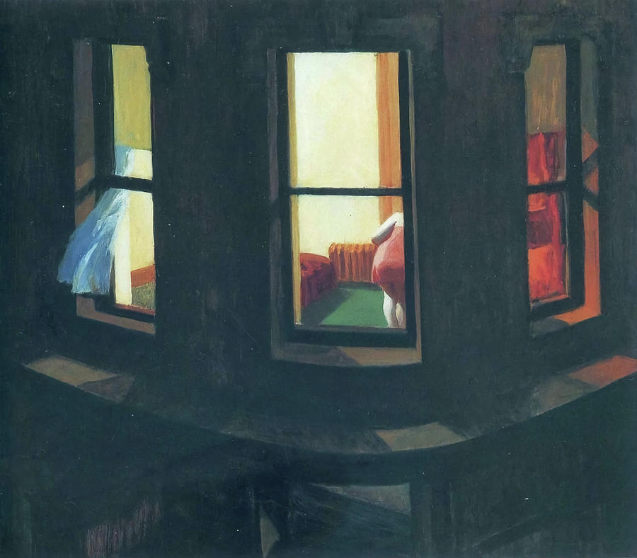 Edward Hopper Painting - Night Windows by Edward Hopper