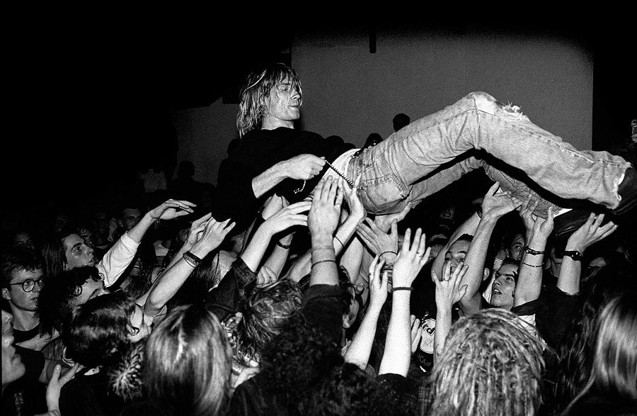 Nirvana Perform Live In Frankfurt Photograph by Paul Bergen Nirvana Perform Live In Frankfurt Photograph by Paul Bergen