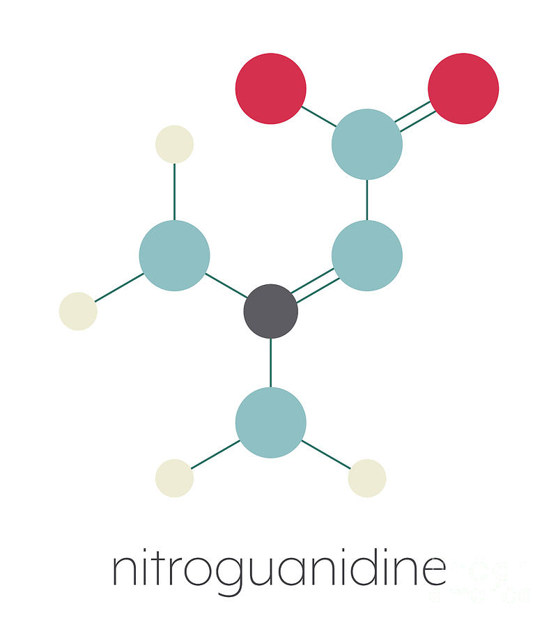 Nitroguanidine Explosive Molecule Photograph By Molekuul Science Photo 