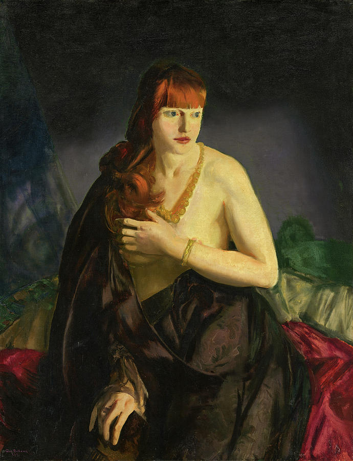 George Wesley Bellows Painting - Nude with Red Hair #3 by George Bellows