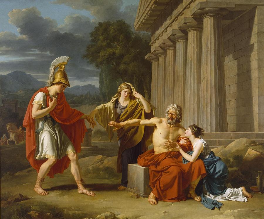 Oedipus at Colonus  #3 Painting by Jean Antoine