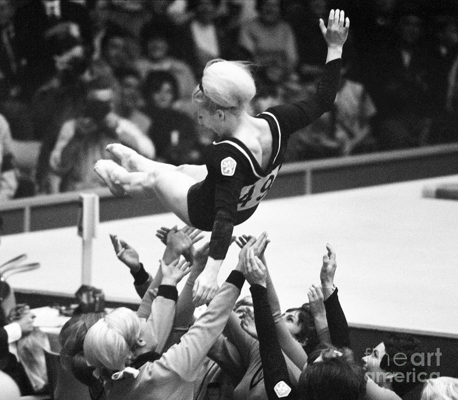 Olympic Gymnast Vera Caslavska #3 Photograph by Bettmann